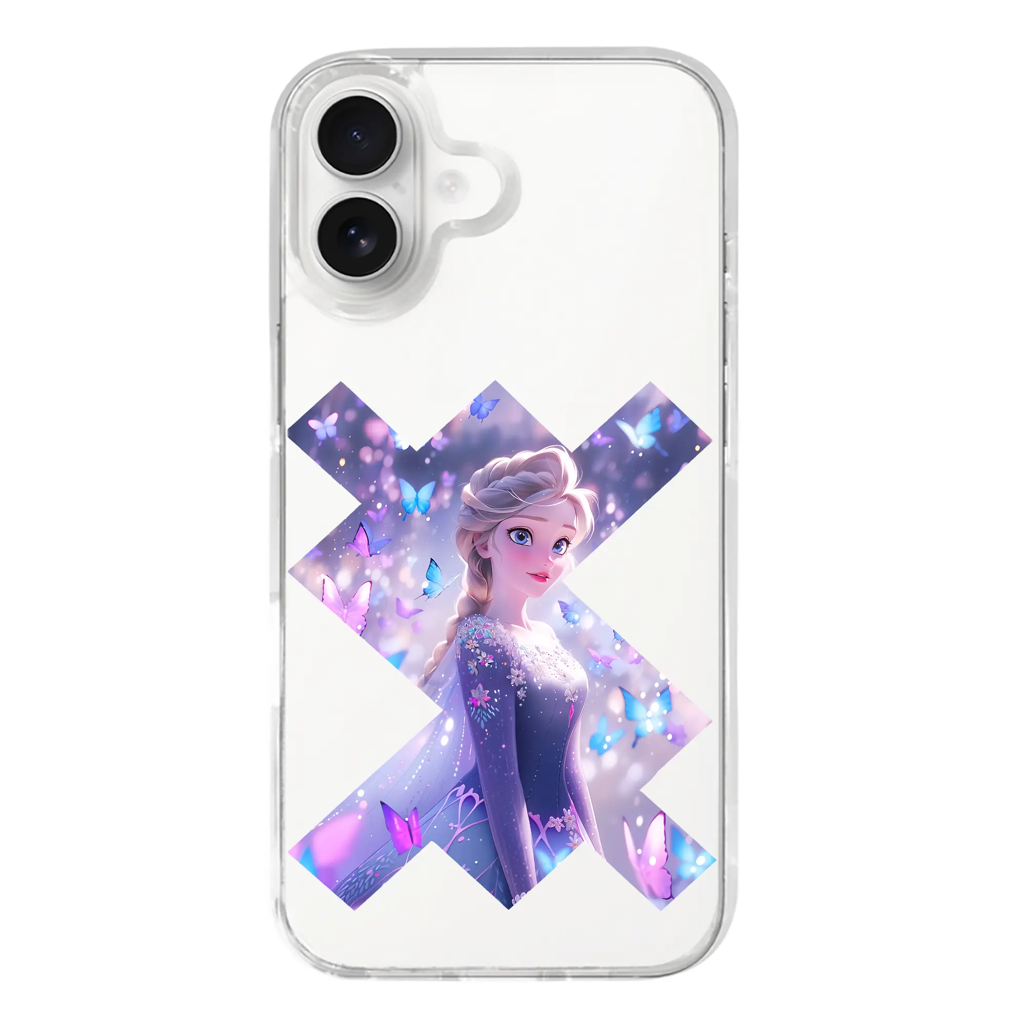 アナと雪の女王(Frozen) グッズ エルサ(Elsa) - iPhone 17シリーズ 透明スマホケース – 薄型・耐衝撃・精密フィット保護カバー